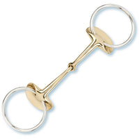Final Sale 2264 STEELtec Golden Wings Snaffle Bit