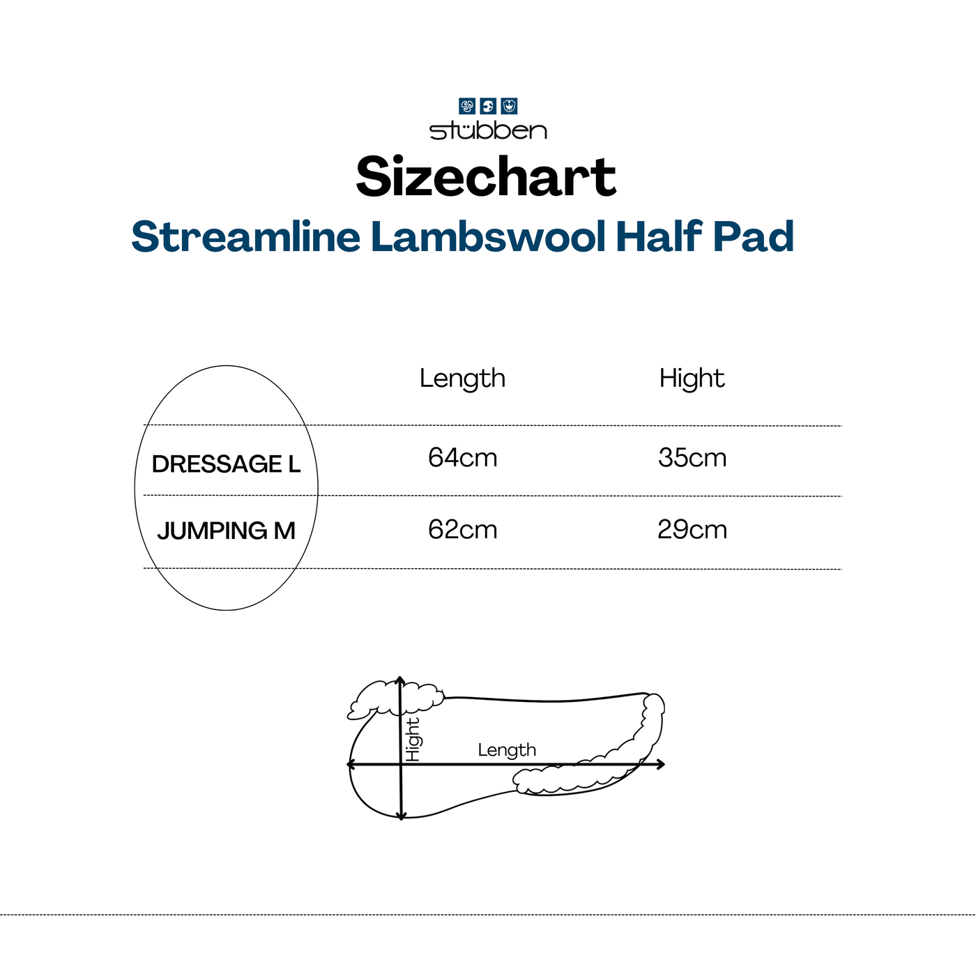Streamline Lambswool Half Pad
