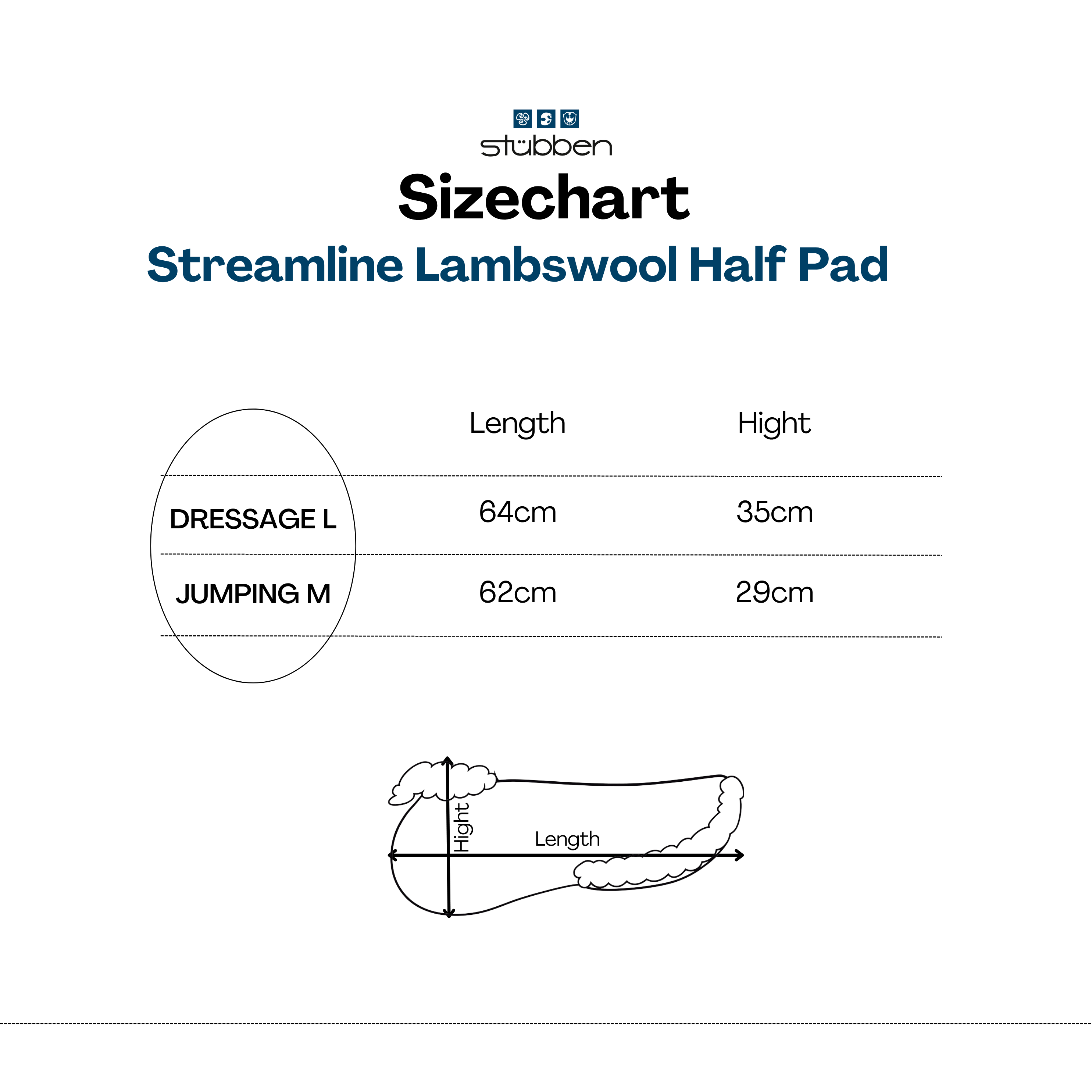 Streamline Lambswool Half Pad