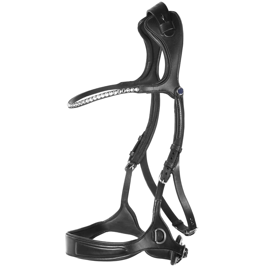 Bitless Freedom II Bridle with Crystal Browband