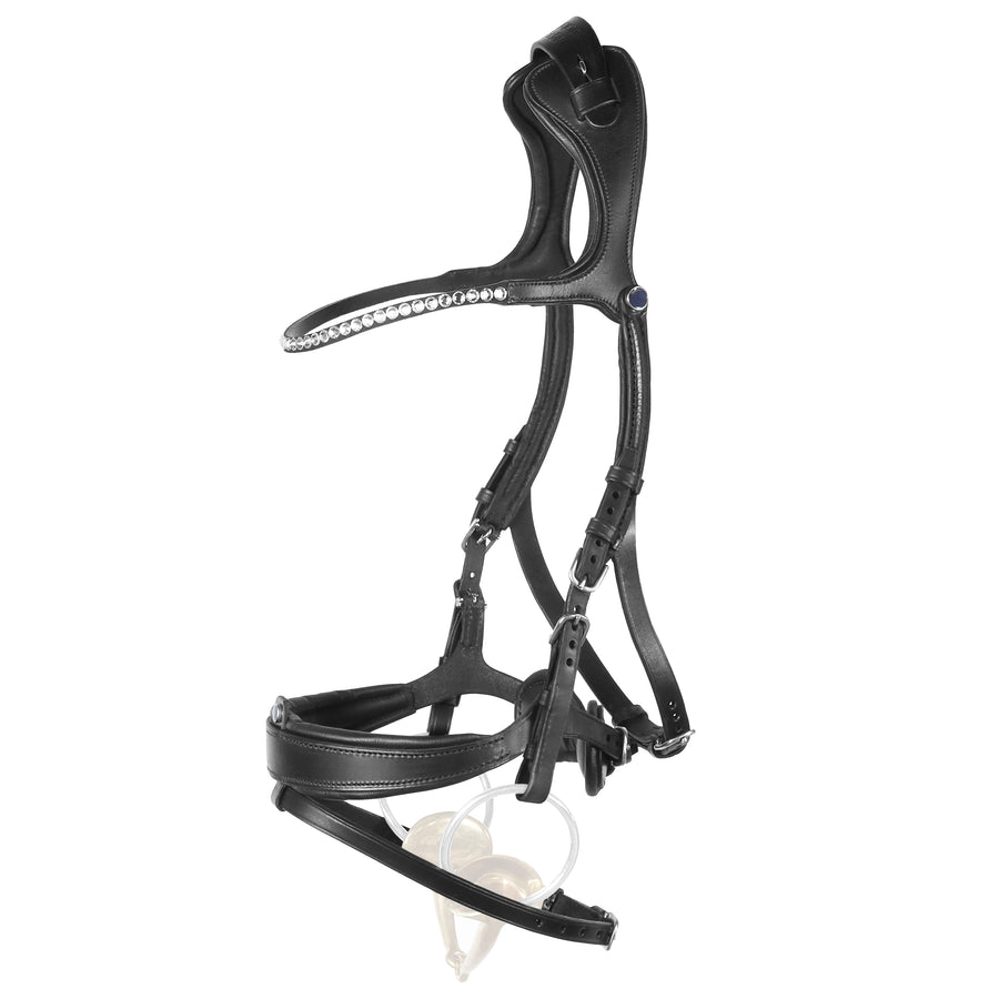 Hook Stud Freedom II Bridle with Crystal Browband