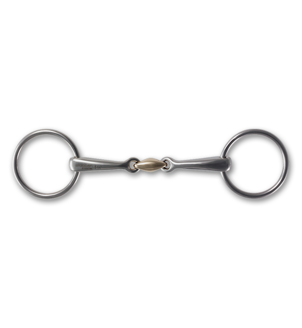 2220 STEELtec Loose Ring Snaffle Bit