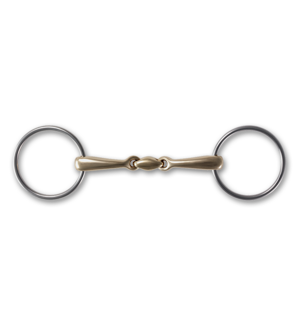 2222 STEELtec Loose Ring Snaffle Bit 16mm
