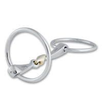 2233 STEELtec 2 in 1 Loose Ring Snaffle Bit
