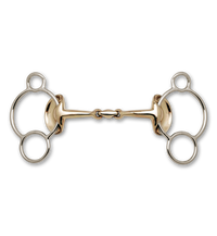 2268 Golden Wings 3-Ring Gag Bit