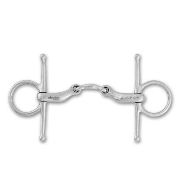 2279 STEELtec Full Cheek Pony Snaffle Bit
