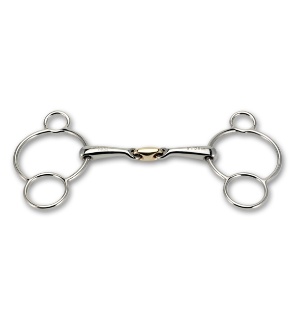 2280 STEELtec 3-Ring Gag Bit
